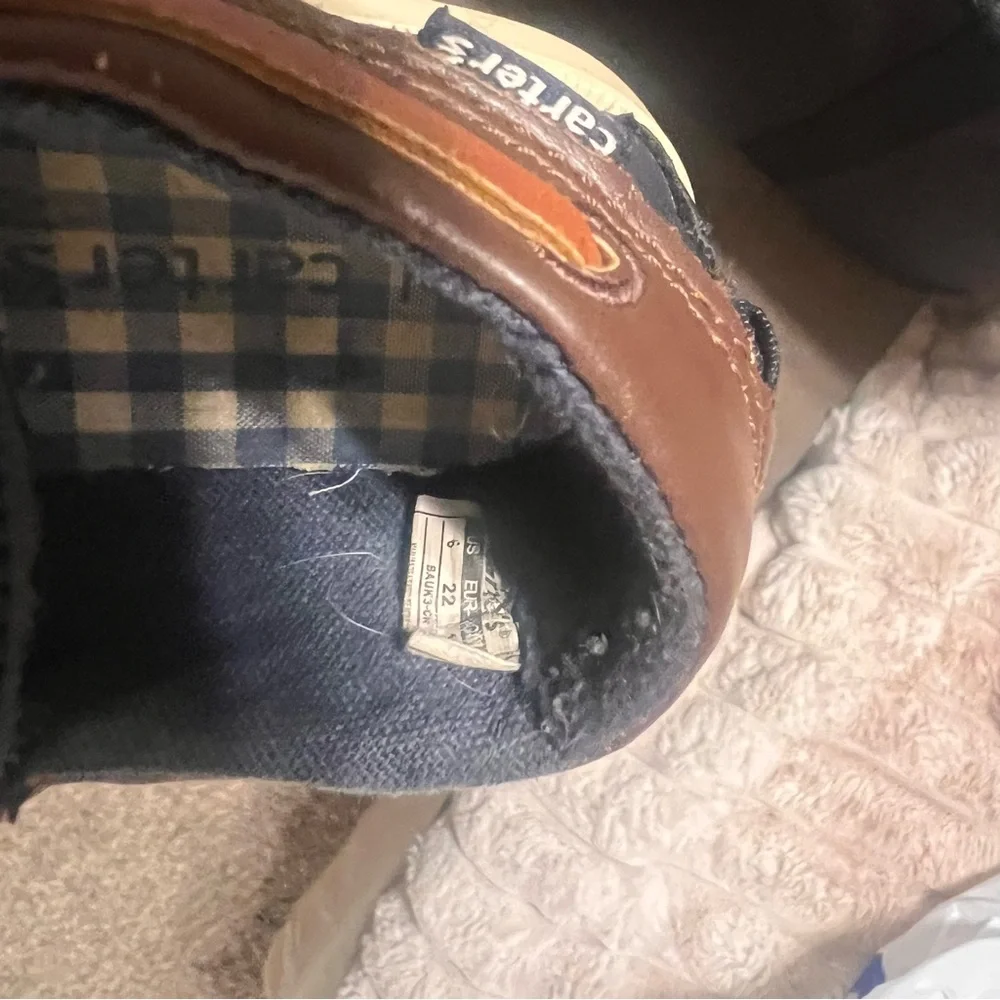 Carter's Brown and Blue Loafers for Kids